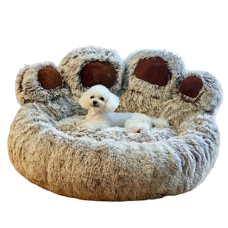 Berenpoot Huisdierenmand – Warm Pluche Bed voor Katten & Honden