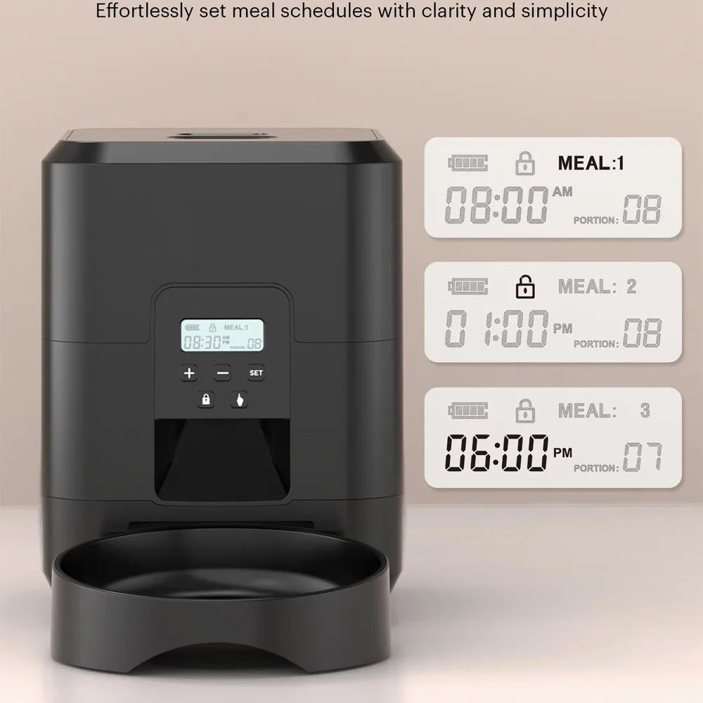 Smart Pet Feeder Automatic Cat Feeder Dog Slow Food Machine With Timed Quantitative Automatic Cat Food Dispenser Cat Dog Bowl - JENZOS