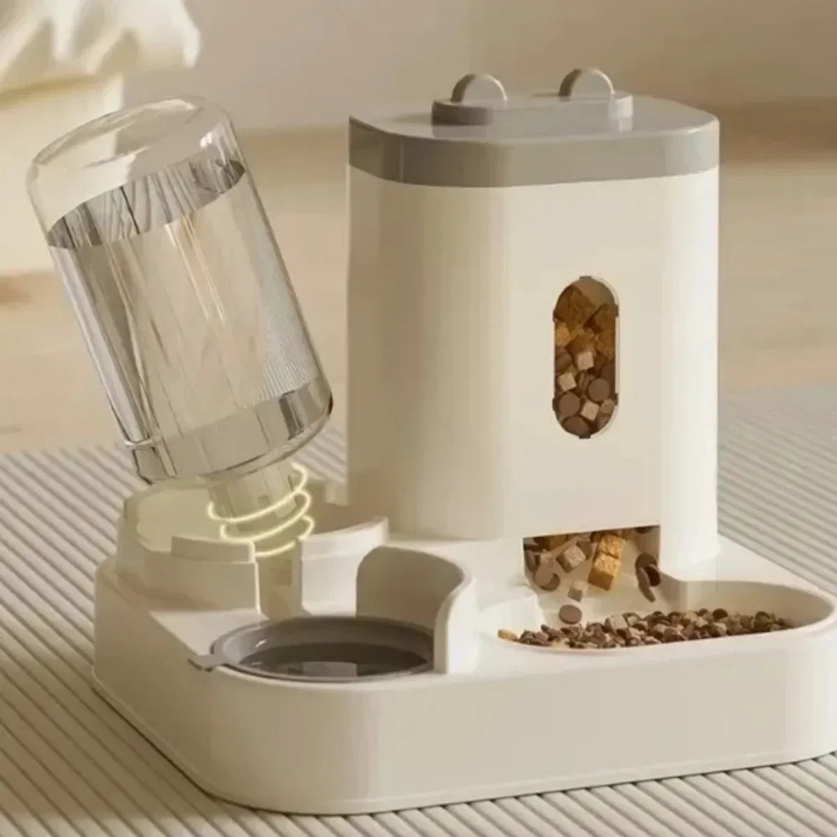 Automatische Voerbak met Waterfontein – 2L voor Katten & Honden