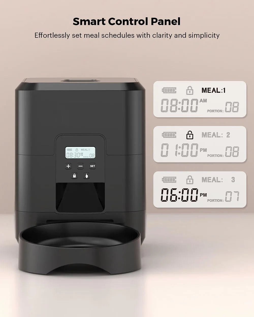 Smart Pet Feeder Automatic Cat Feeder Dog Slow Food Machine With Timed Quantitative Automatic Cat Food Dispenser Cat Dog Bowl - JENZOS