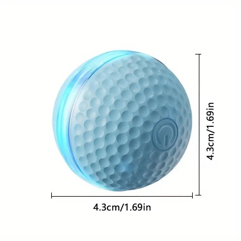 Smart Cat Toys Ball Automatic Interactive Pets Electric Rolling Teaser USB Rechargeable Kitty Moving Bouncing ball Birthday gift - JENZOS