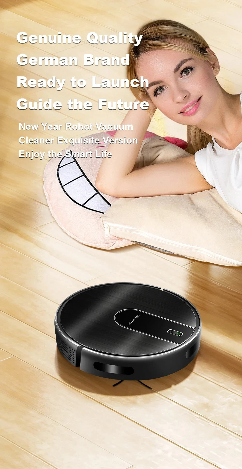 2-in-1 Robotstofzuiger met Dweilfunctie – 4000Pa & WiFi
