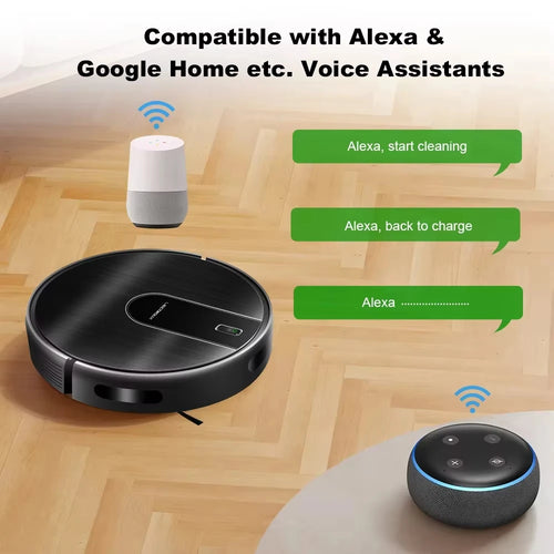 2-in-1 Robotstofzuiger met Dweilfunctie – 4000Pa & WiFi