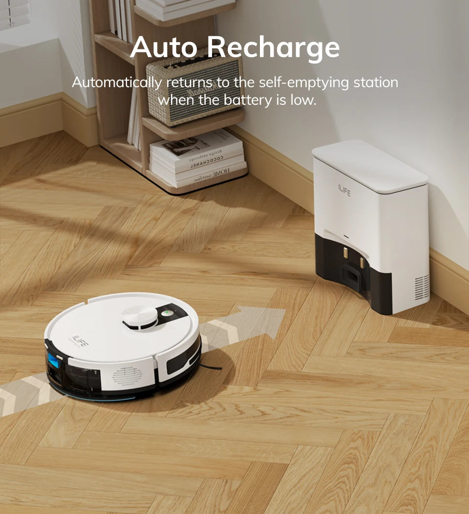 ILIFE A12 Pro Robotstofzuiger met Dweilfunctie – LIDAR & 3000Pa
