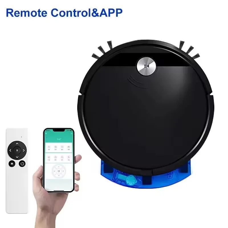 Draadloze Robotstofzuiger met Dweilfunctie – Stil & Slim