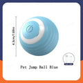 Smart Cat Toys Ball Automatic Interactive Pets Electric Rolling Teaser USB Rechargeable Kitty Moving Bouncing ball Birthday gift - JENZOS