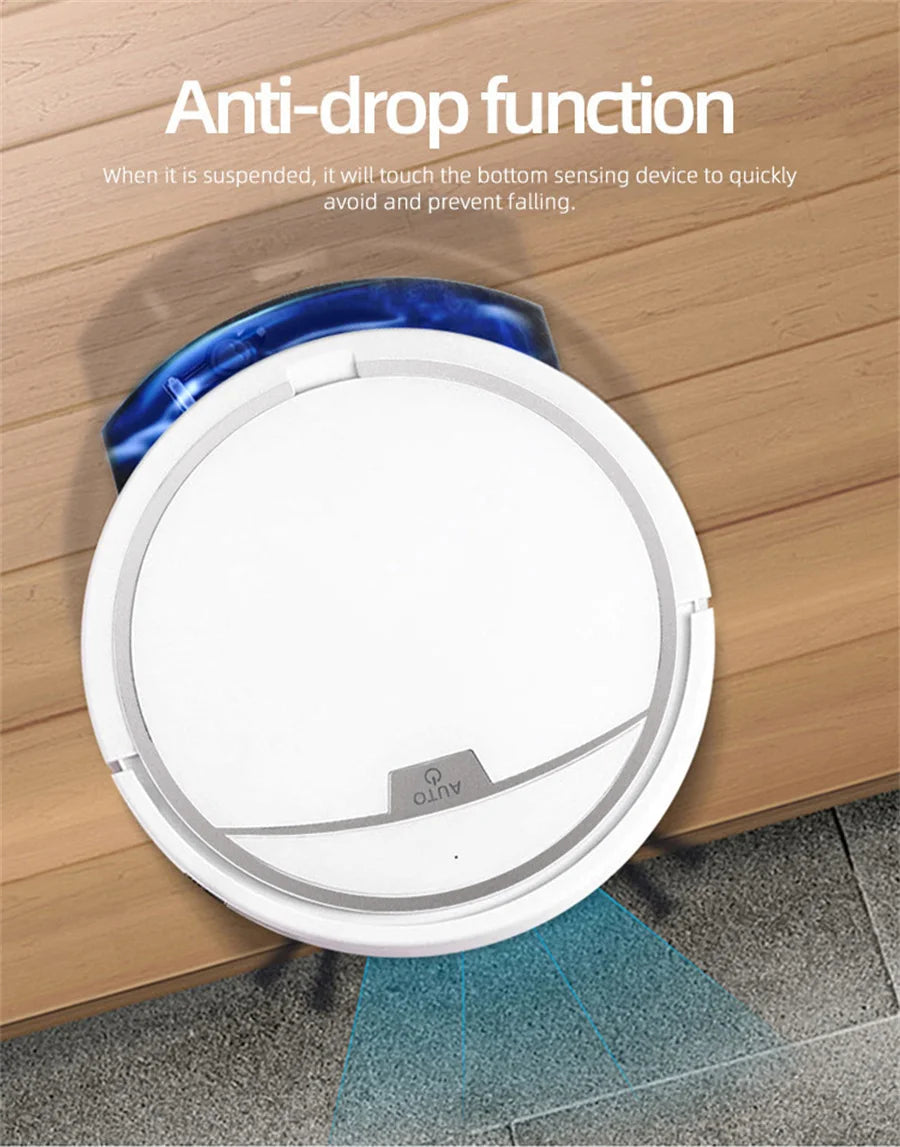 Draadloze Robotstofzuiger met Dweilfunctie – Stil & Slim