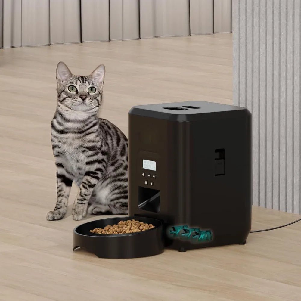 Smart Pet Feeder Automatic Cat Feeder Dog Slow Food Machine With Timed Quantitative Automatic Cat Food Dispenser Cat Dog Bowl - JENZOS