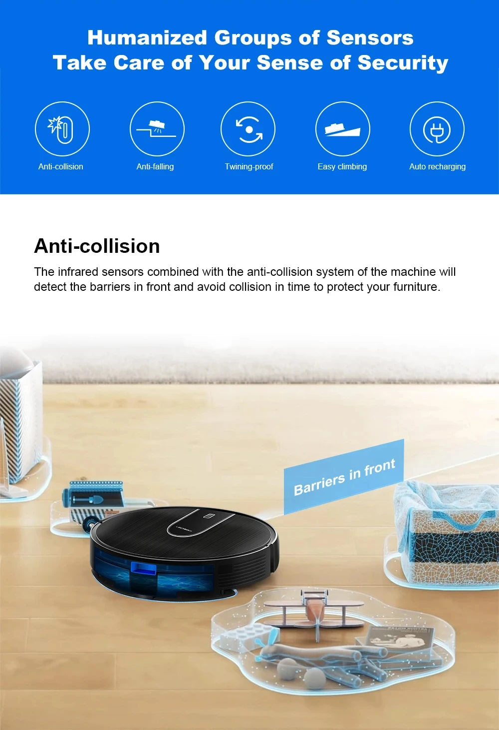 2-in-1 Robotstofzuiger met Dweilfunctie – 4000Pa & WiFi