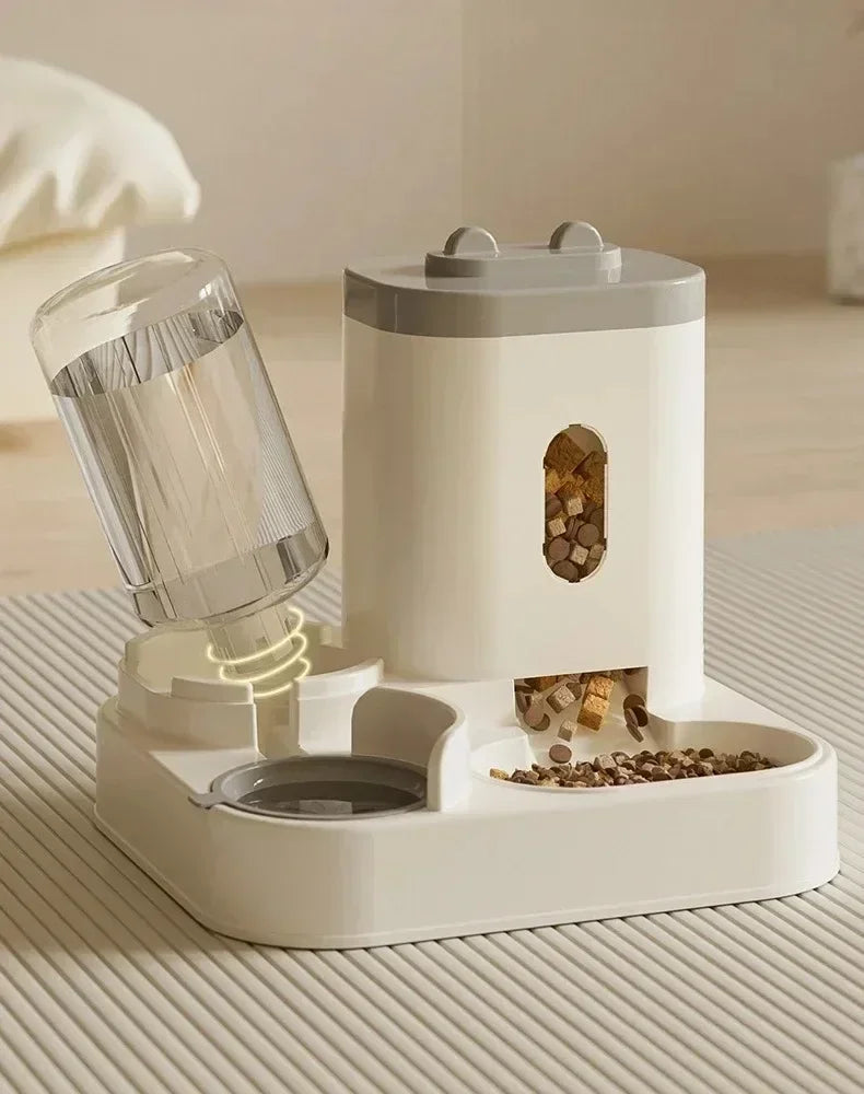 Automatische Voerbak met Waterfontein – 2L voor Katten & Honden