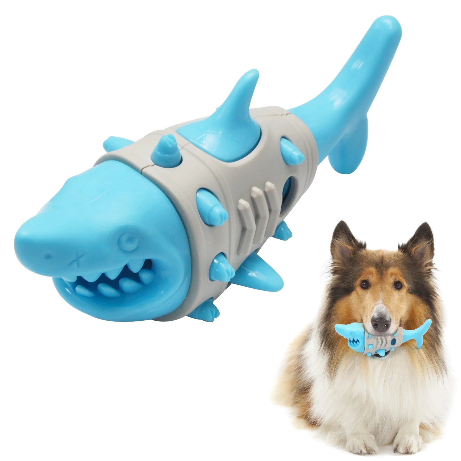 Dog Chew Toy - Interactive Sound Ball for Teeth Cleaning & Training - JENZOS