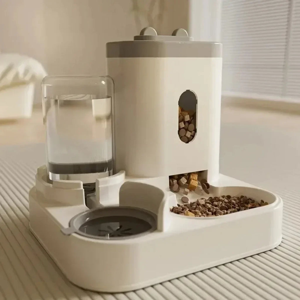 Automatische Voerbak met Waterfontein – 2L voor Katten & Honden