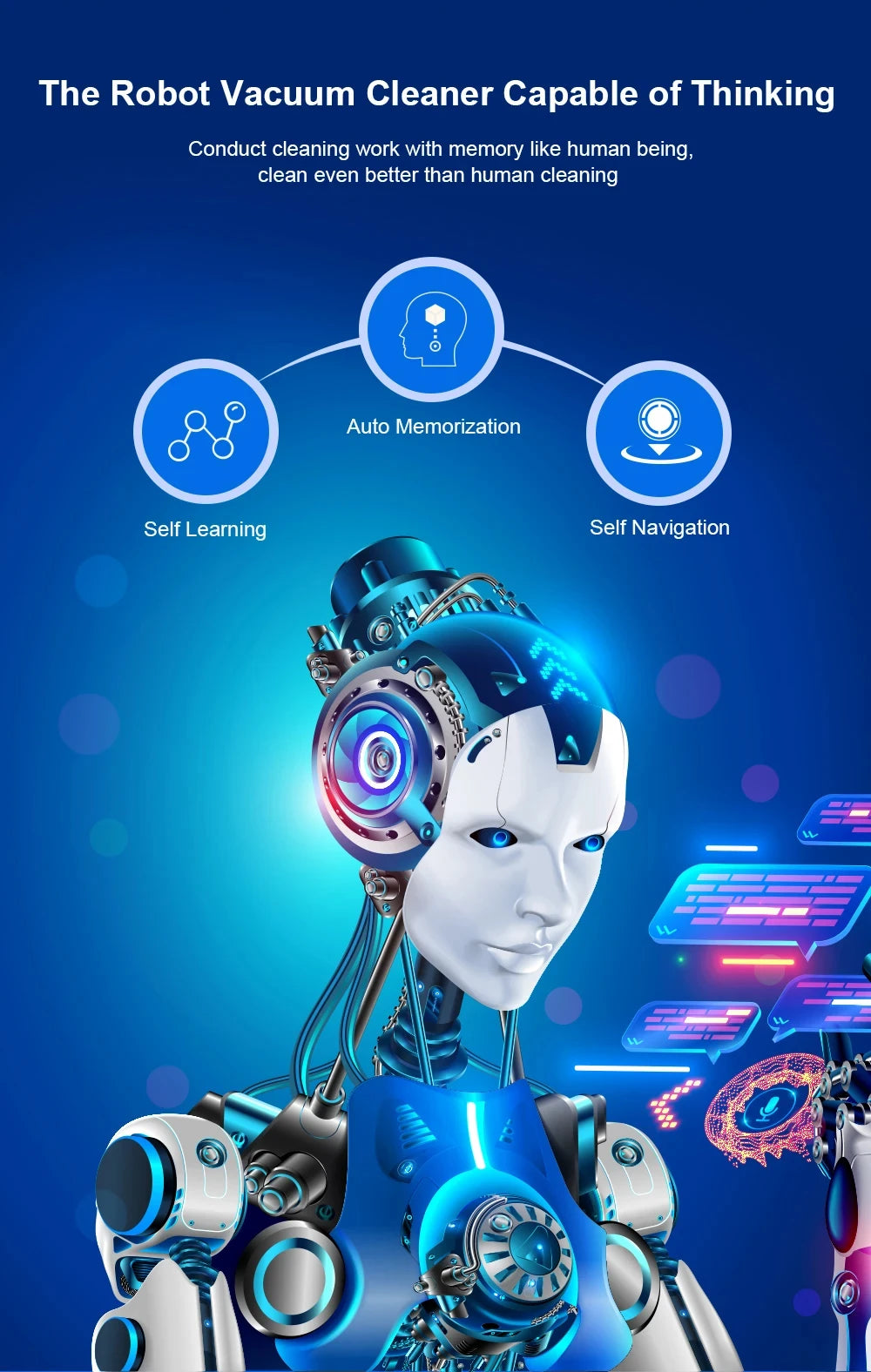 2-in-1 Robotstofzuiger met Dweilfunctie – 4000Pa & WiFi