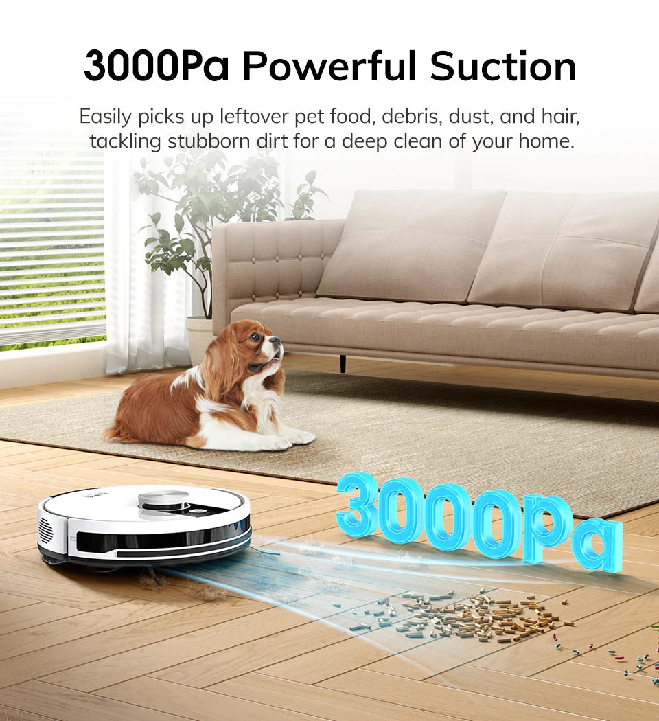 ILIFE A12 Pro Robotstofzuiger met Dweilfunctie – LIDAR & 3000Pa