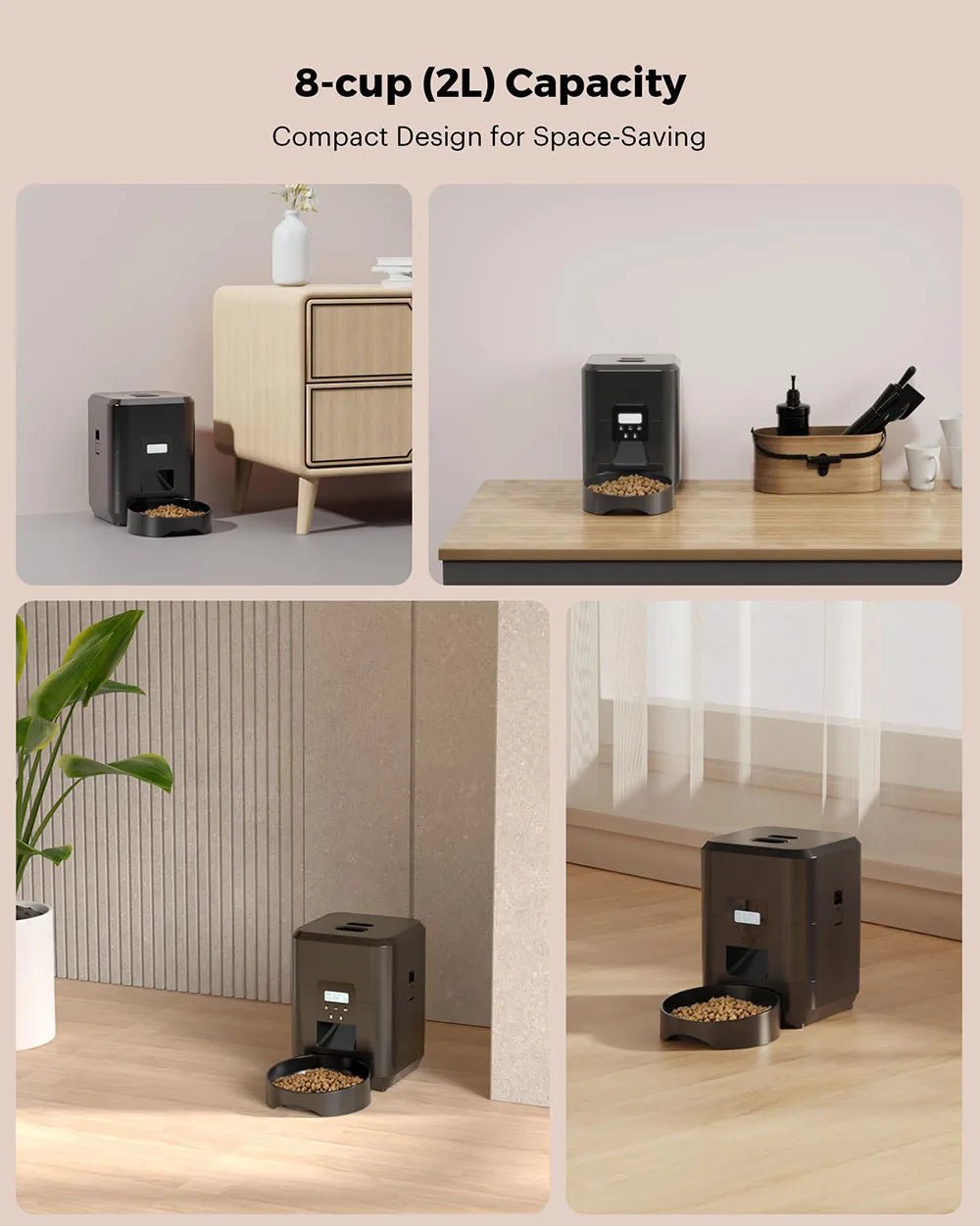 Smart Pet Feeder Automatic Cat Feeder Dog Slow Food Machine With Timed Quantitative Automatic Cat Food Dispenser Cat Dog Bowl - JENZOS