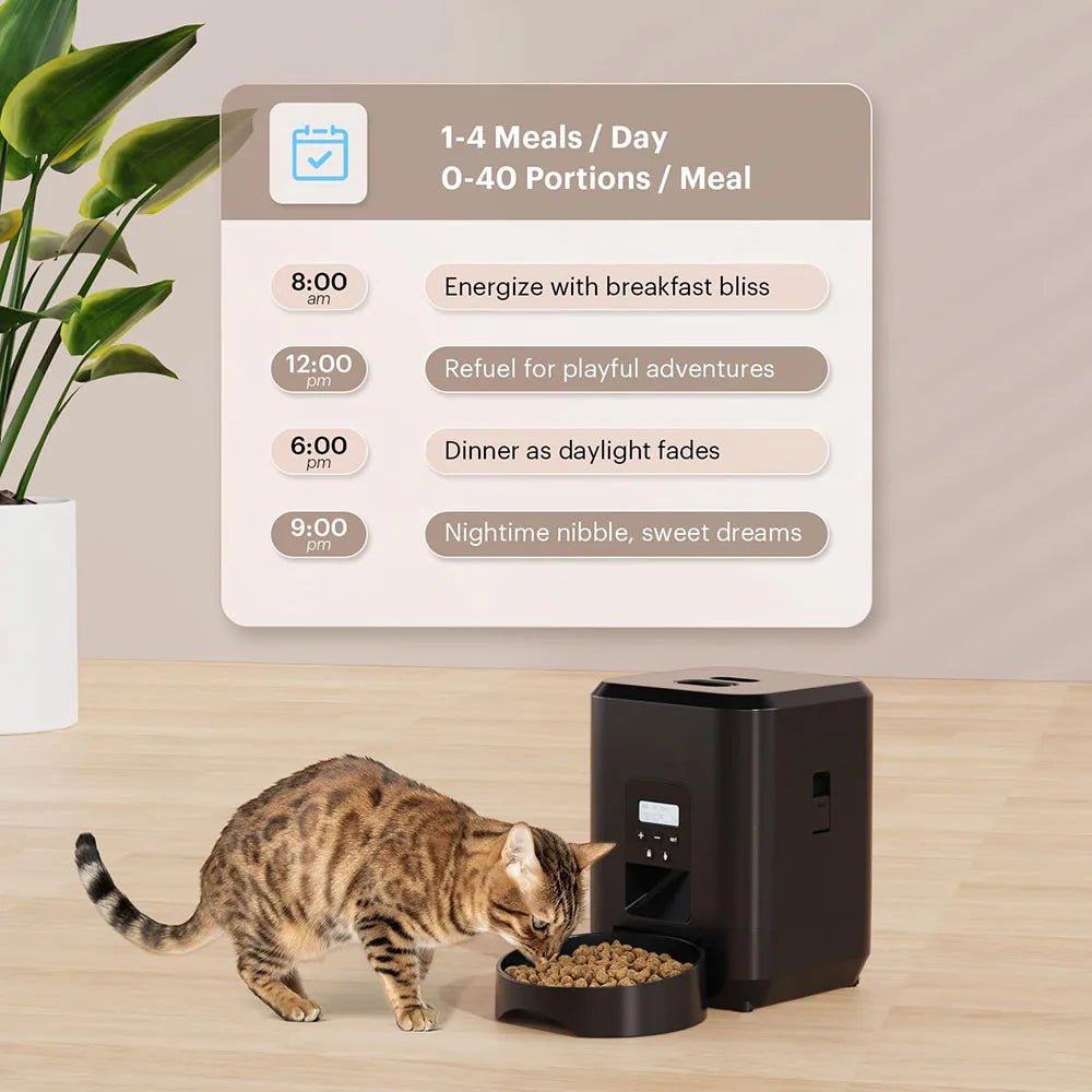 Smart Pet Feeder Automatic Cat Feeder Dog Slow Food Machine With Timed Quantitative Automatic Cat Food Dispenser Cat Dog Bowl - JENZOS