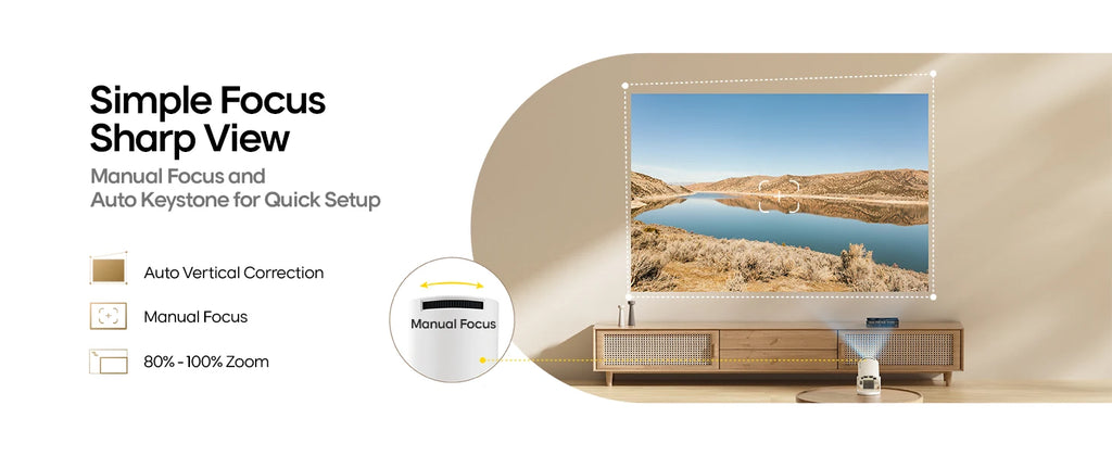 Magcubic HY300 Pro+ Draagbare Beamer – Android 14 & WiFi 6