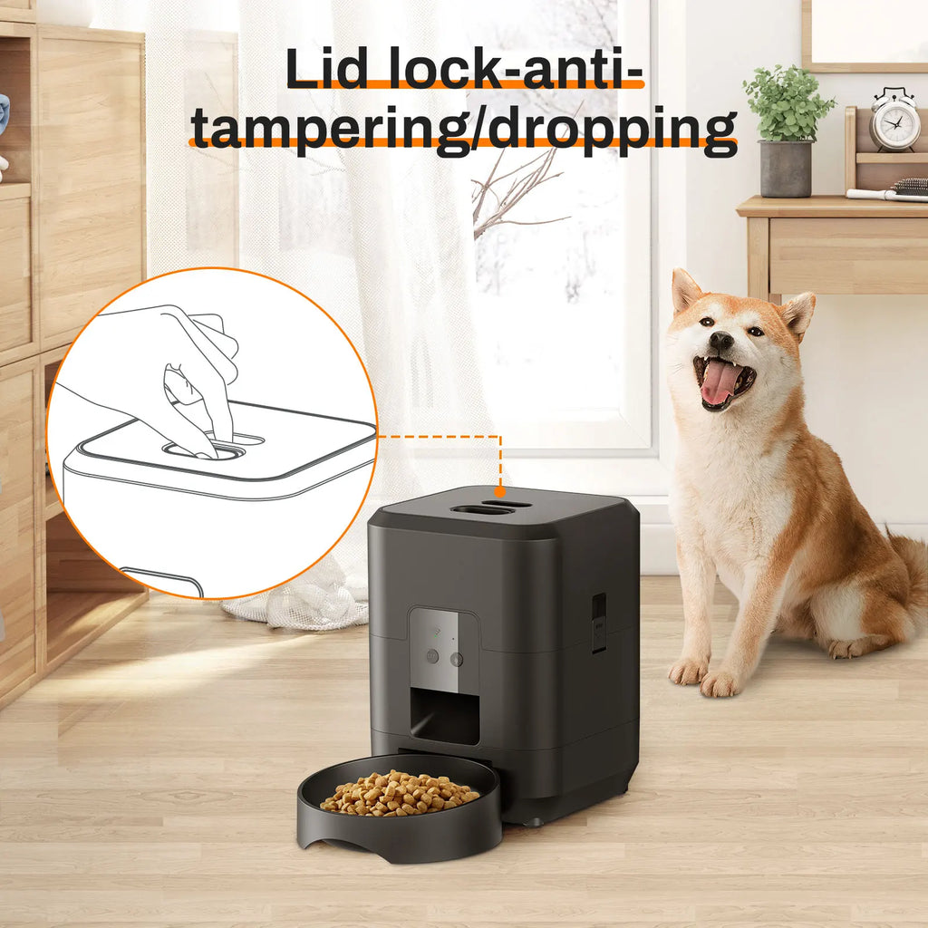 Smart Pet Feeder Automatic Cat Feeder Dog Slow Food Machine With Timed Quantitative Automatic Cat Food Dispenser Cat Dog Bowl - JENZOS