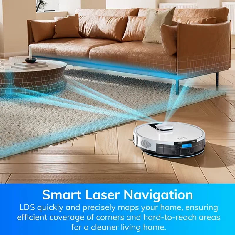ILIFE A12 Pro Robotstofzuiger met Dweilfunctie – LIDAR & 3000Pa